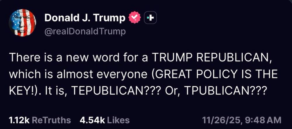 Trump asks what is a TRUMP REPUBLICAN called