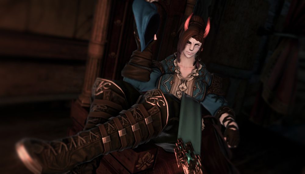 FFXIV SCREENSHOT - Hellsguard Roegadyn lookin mighty pirate-y