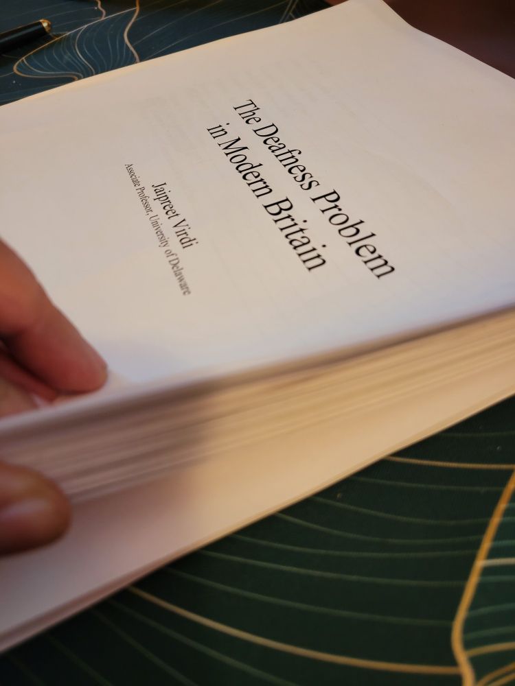 A pile of papers making up a book manuscript with the abovementioned title.