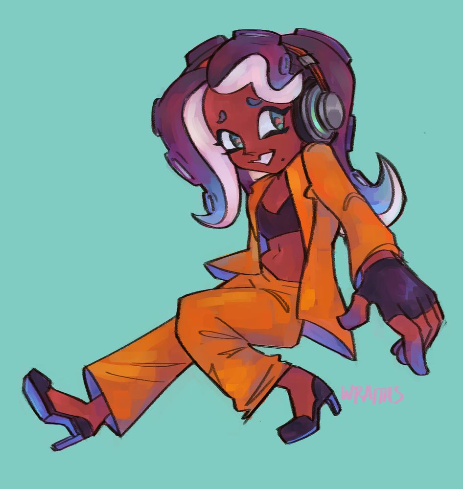 The same as the previous image, though Marina is painted in full color. 