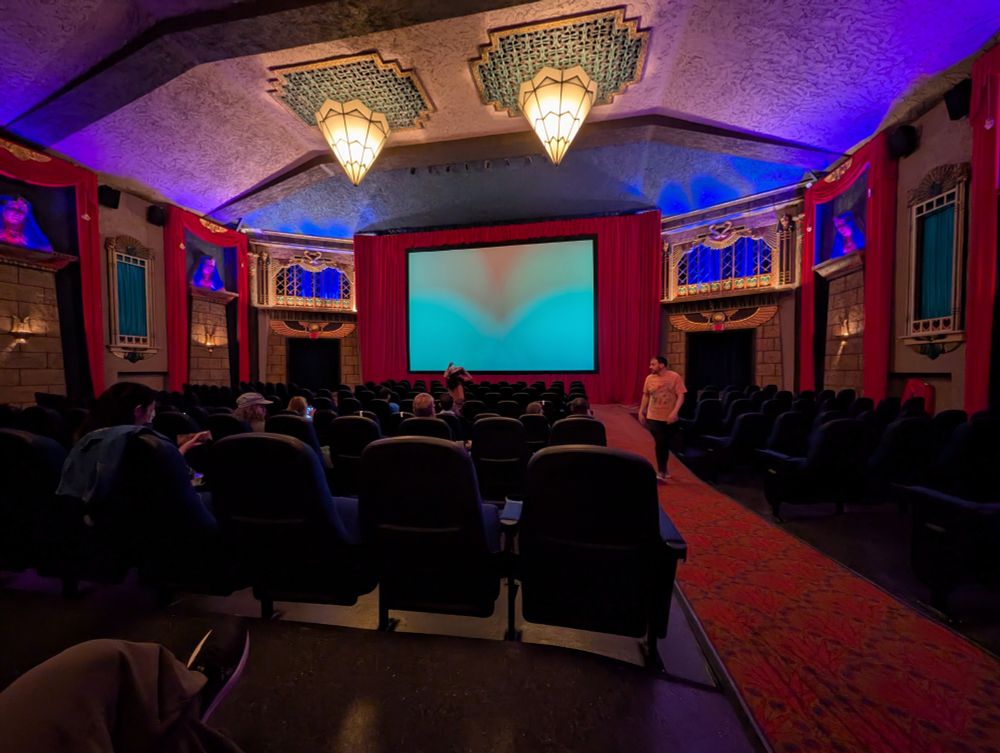 Interior of the Vista Theater