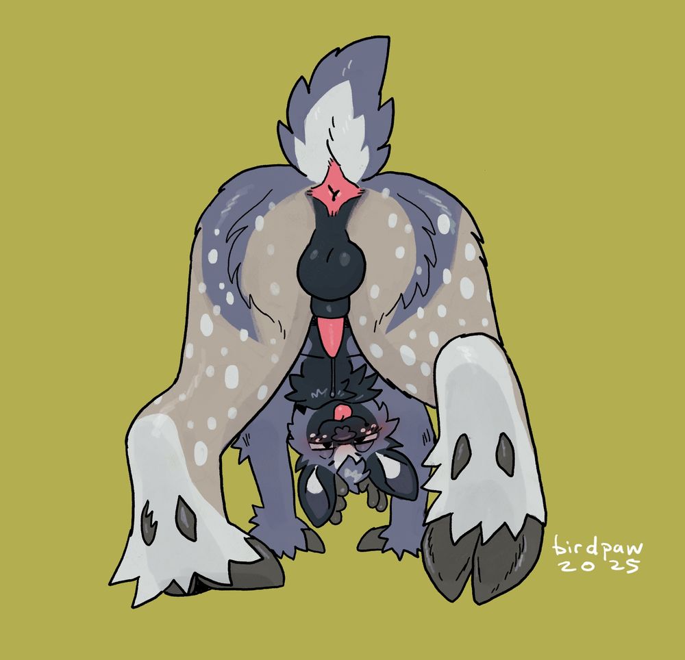 An anthro deer character bends over with their butt facing the viewer. 