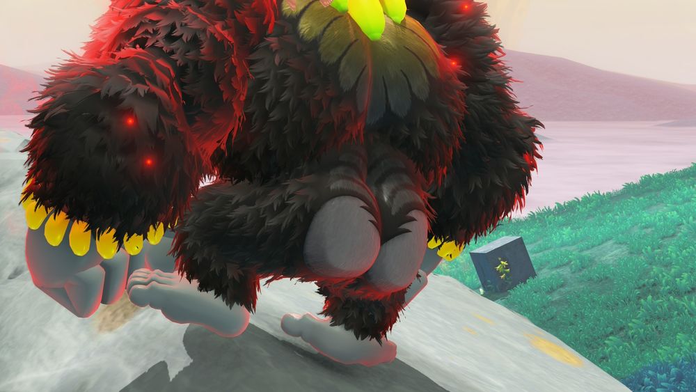 DK in Donkey Kong Bananza transforms using the power of banandiums to grow into a bigger gorilla with a bigger booty