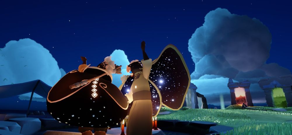 今回のケープめちゃくちゃ良くない？？？夜空が綺麗過ぎる