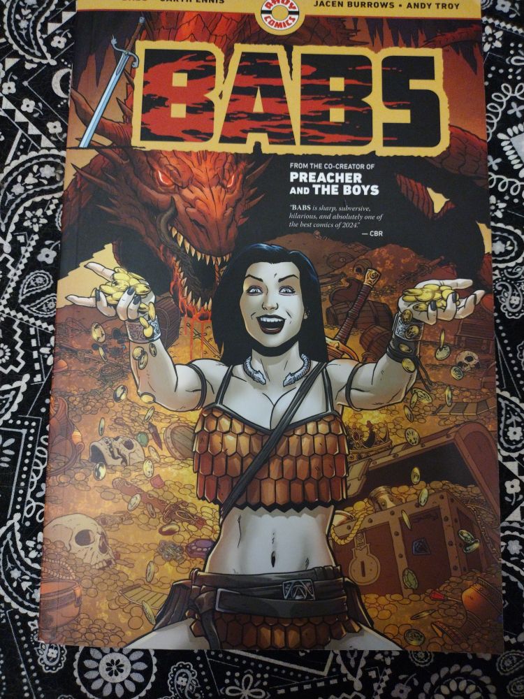 Babs, by Garth Ennis and Jacen Burrows
