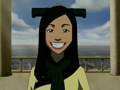 Smiling Ba Sing Se lady.