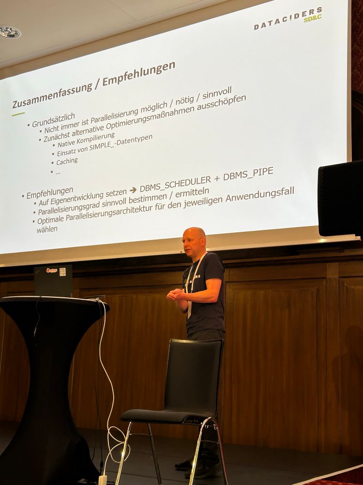 Folie mit der Zusammenfassung des Vortrags