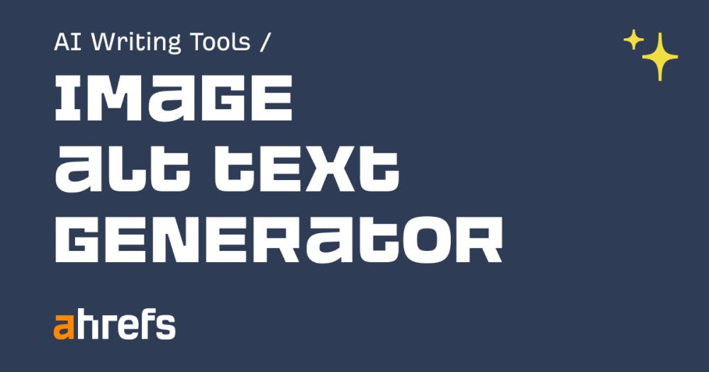Free AI Image Alt Text Generator