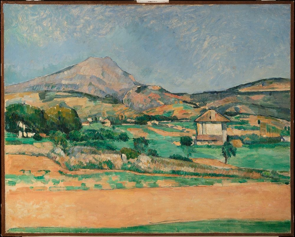 The Plain by Mont St.-Victoire, by Paul Cezanne 