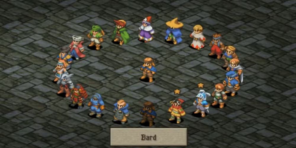All of the jobs available to the player's units