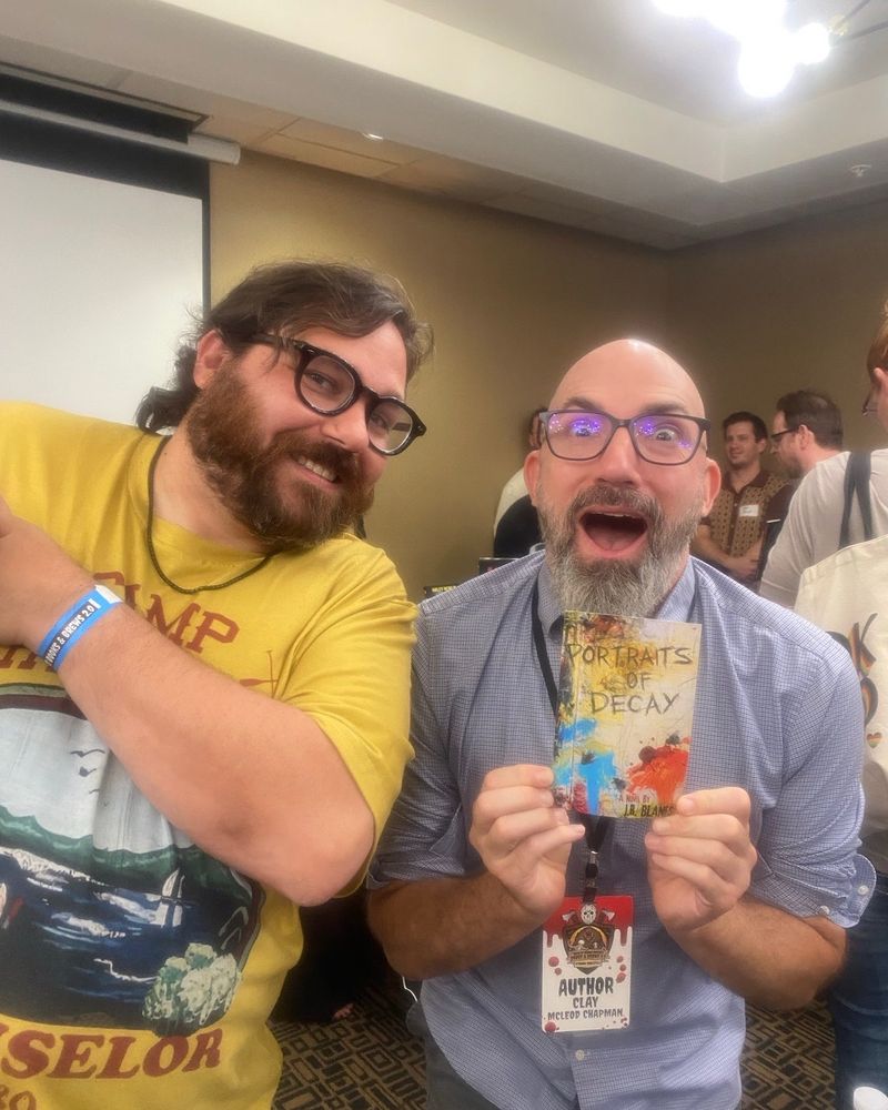 Hanging with the amazing Clay McCleod Chapman