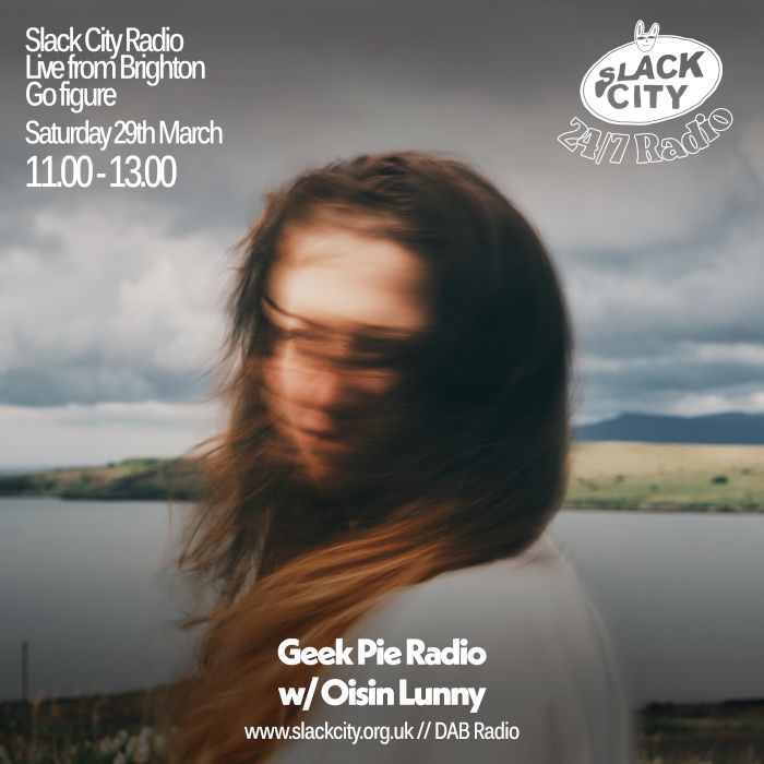 At Brunch O'Clock today @geekpieradio.bsky.social will be serving up another two hour slice of randomly great music for randomly great people.

#StuffYourEars via @slackcityradio.bsky.social from 11am UK time, midday CET. 

Available on DAB and online: https://slackcity.org.uk
