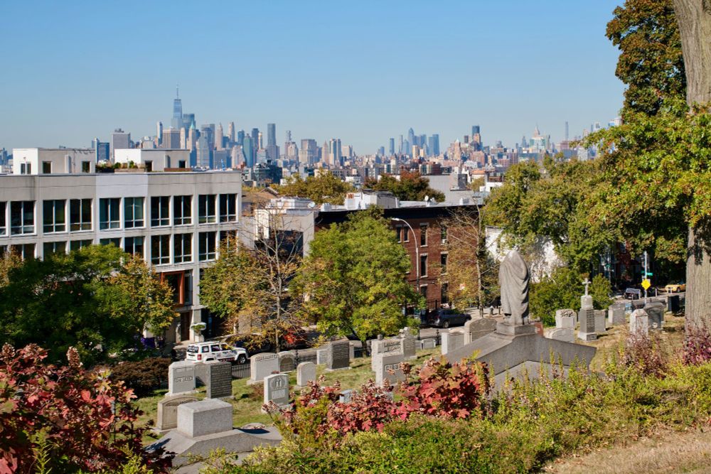 The Battle of Brooklyn (sometimes called the Battle of Long Island) was fought here during the Revolutionary War. This is the highest point in Brooklyn.