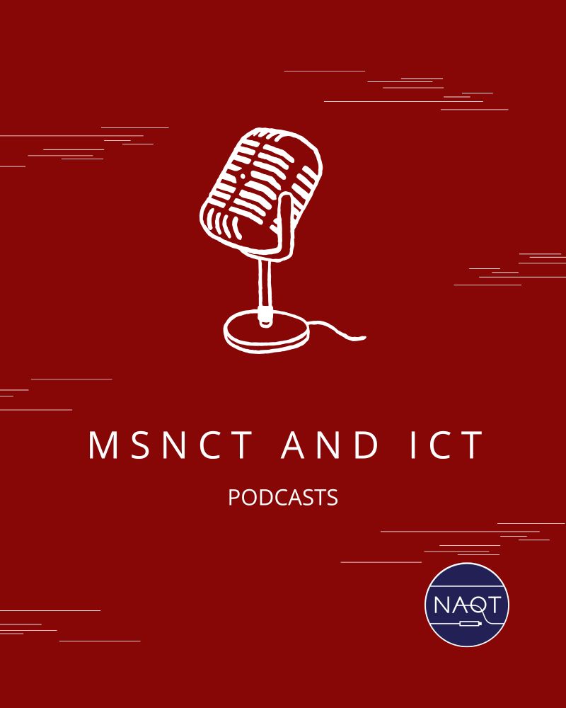 A podcast microphone. MSNCT and ICT recordings for the 2025 championships are now available.