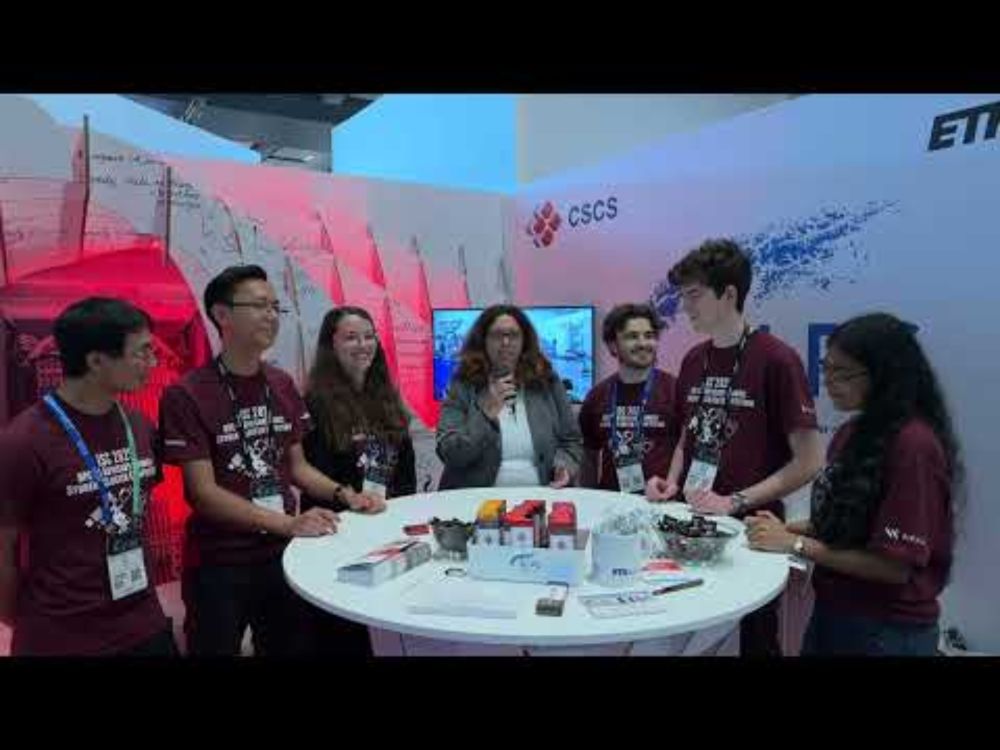 CSCS@ISC - Team RACKlette from ETH Zurich participating in the Student Cluster Competition of ISC25