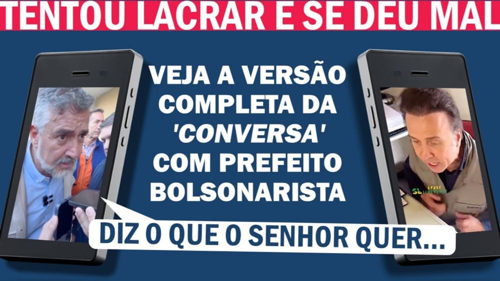 BOLSONARISTA ACHOU QUE SÓ ELE HAVIA GRAVADO; VÍDEO BRUTO REVELA POLÍTICO MAL EDUCADO E | Cortes 247