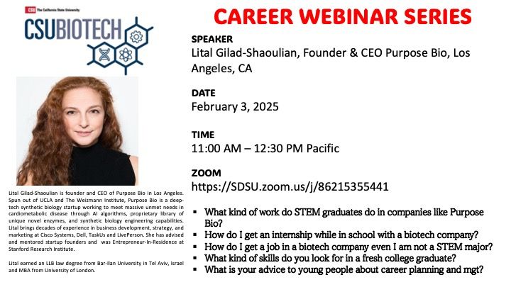 Webinar info