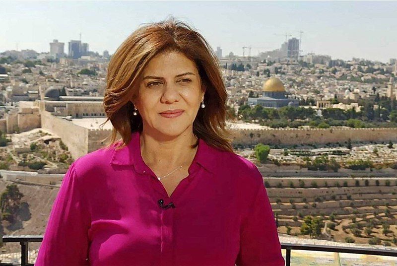 Photo of the slain journalist overlooking the old city of Jerusalem.
AL Jaseera Media Network https://creativecommons.org/licenses/by-sa/4.0