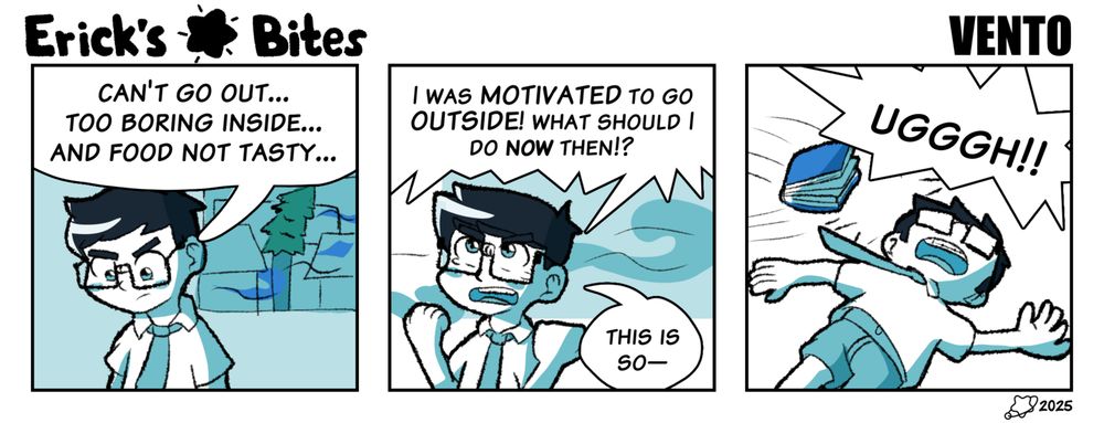 A Erick's Star Bites comic strip called Vento.