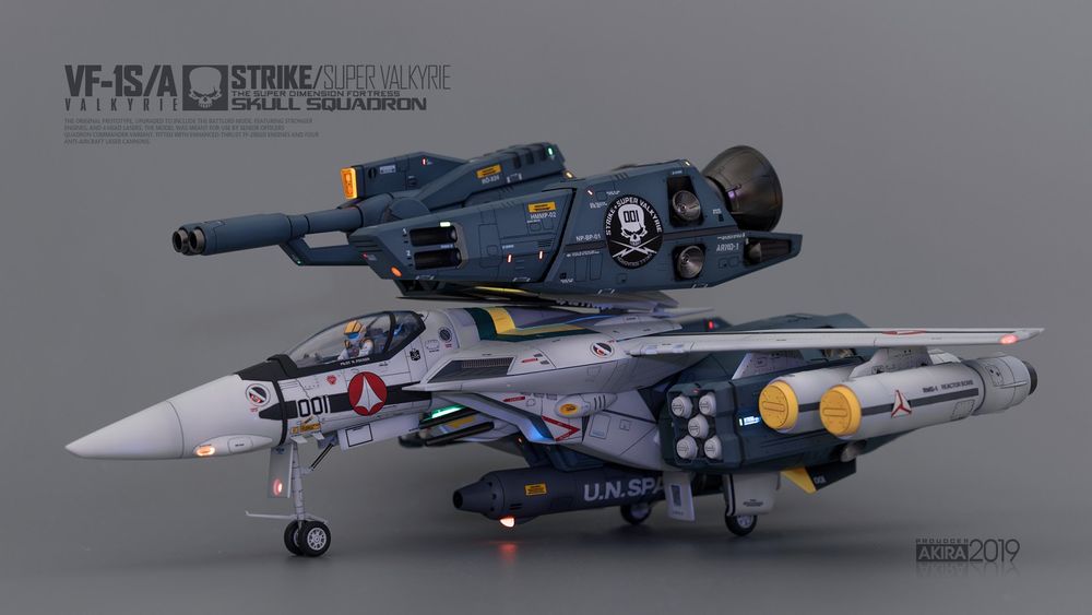 Valkyrie painted with UV paints.