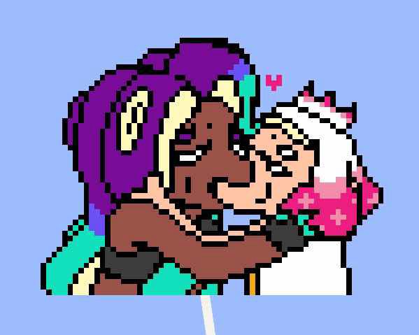 pearlina sloppy kiss pixel art in wplace
