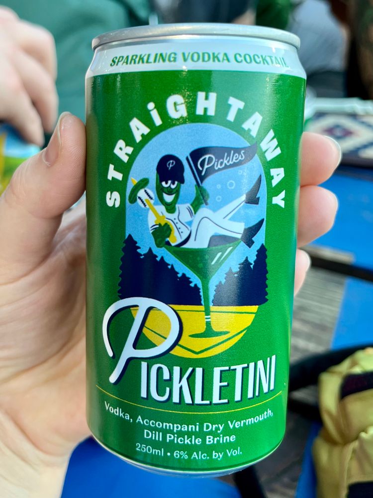 Holding a Cannes pickletini