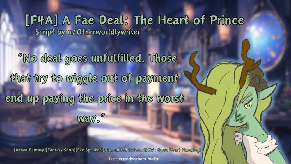 [AudioRP][F4A] A Fae Deal: The Heart of a Prince [Fae Speaker][Fantasy Shop][CW:Open Heart Handling]