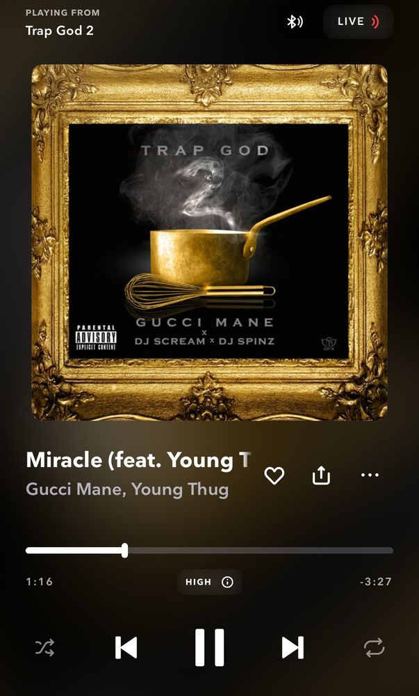 “Miracle” by Gucci Mane featuring Young Thug
