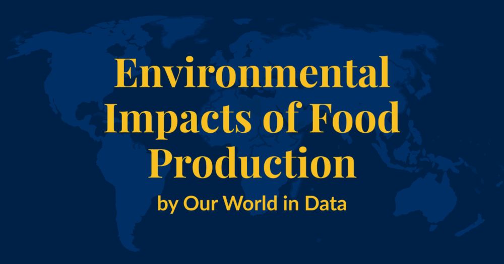 Environmental Impacts of Food Production