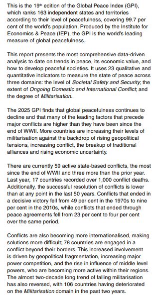 This is not uplifting reading. I will put my money on everything getting worse with increased far right voting and climate change making life worse for everyone over time.
Tensions will continue to increase. More wars over land and resources will start.
The biggest help to our planet right now would be America stopping the authoritarian fascist takeover by Trump, his administration and the GOP aaaand Putins dictatorship coming to an end.
All I want for christmas?