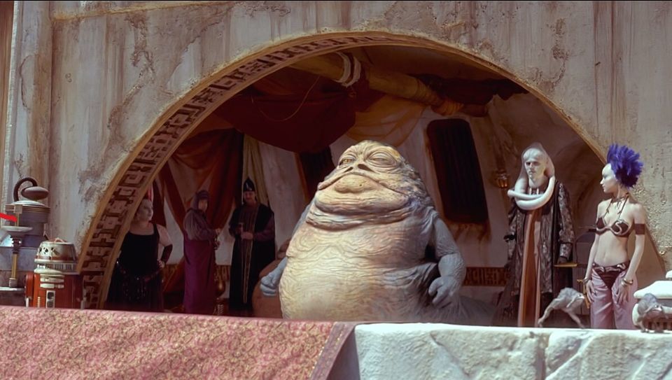 À picture of Jubba the Hut. 