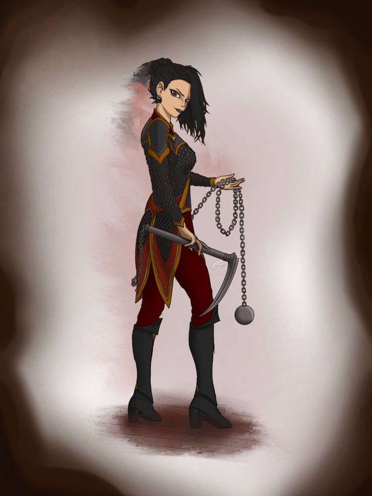 Character Inspiration: Hair style & outfit colour palette - Azula (The Last Airbender), Powers and ghost skills - Danny Phantom