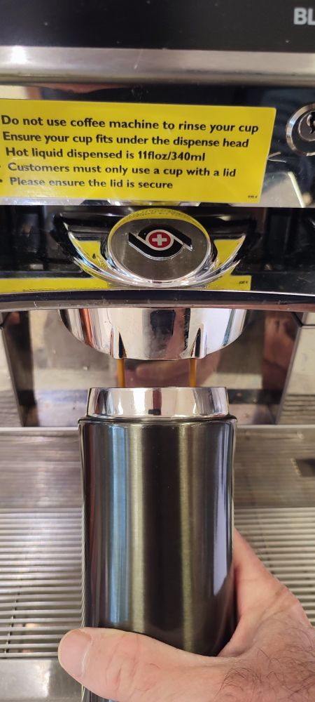 Coffee from the machine 