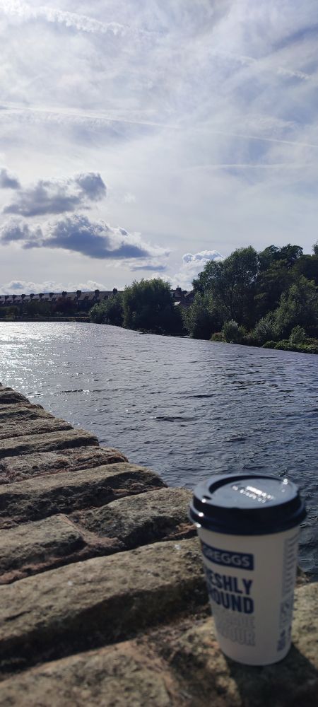 Greggs down by the river
