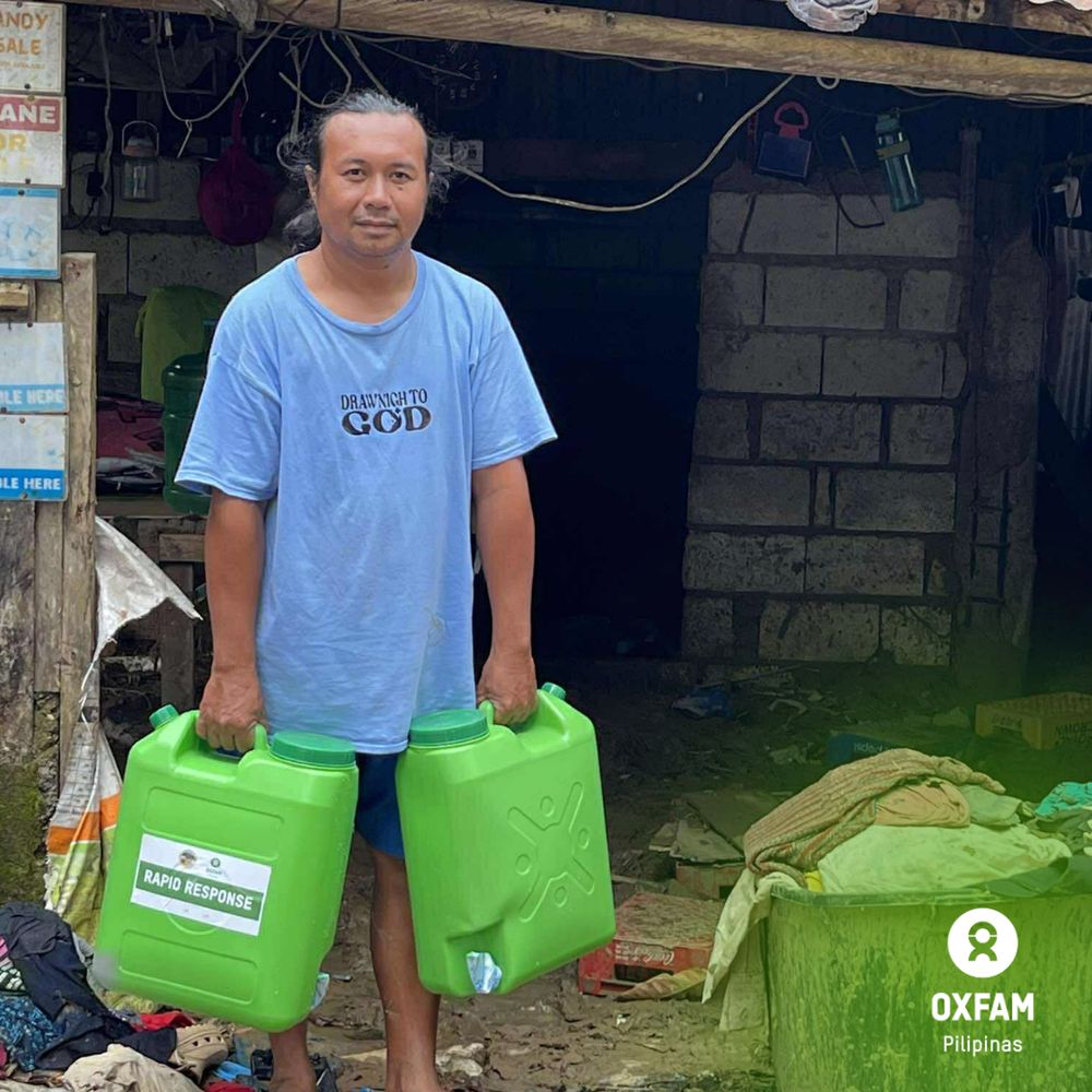 Oxfam Pilipinas, together with the Community Organizers Multiversity, activated a rapid response mechanism to provide life-saving support to affected households in Barangay Mulao, Compostela, Cebu on Sunday, November 9.

For more info, visit oxfam.org.ph.