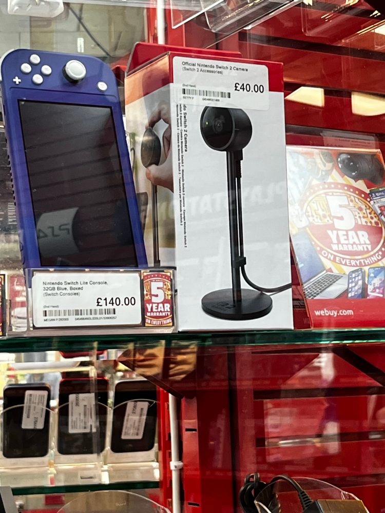 Nintendo switch 2 camera, unwanted in CeX