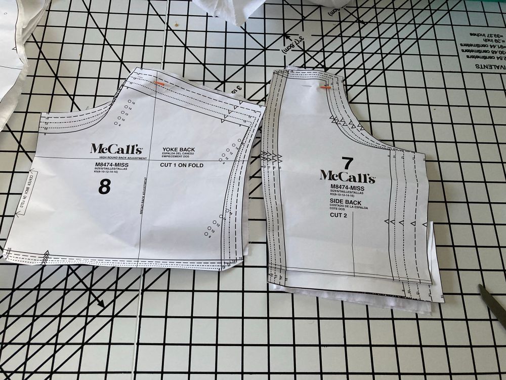 I have tried fitting this yoke and side back piece together and that does not seem to be the solution. 