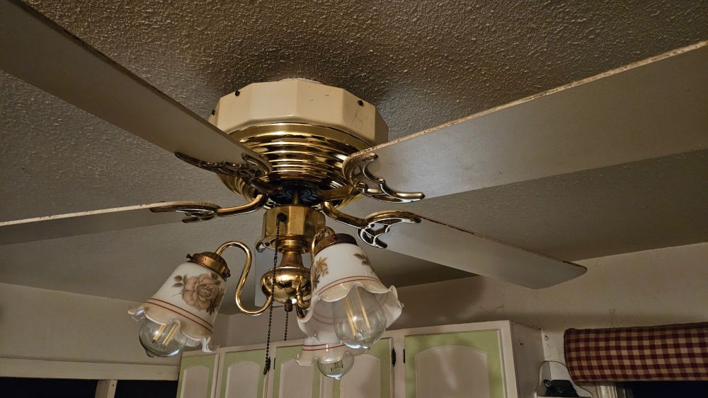 A ceiling fan