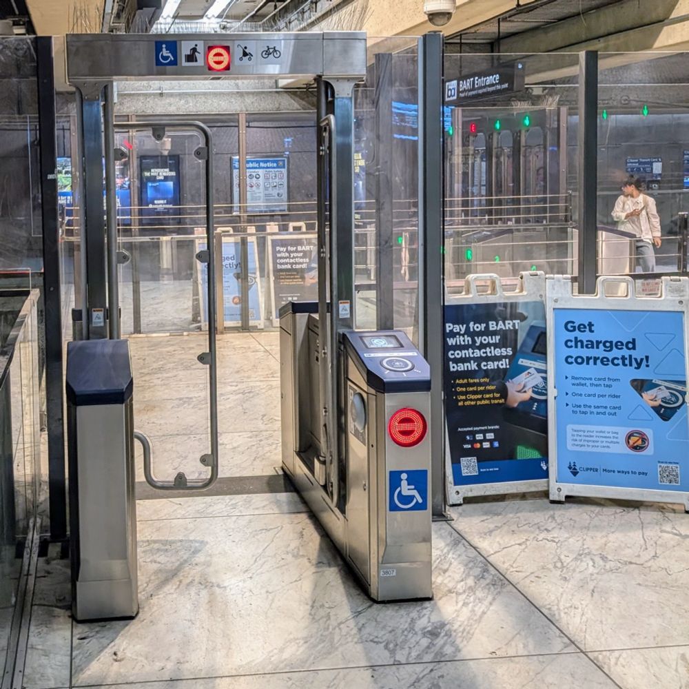 Photo of broken accessible gate