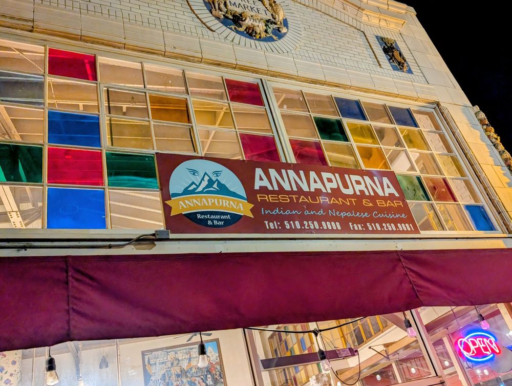 Annapurna restaurant store front