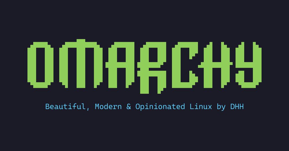 Omarchy Linux: cool logo, but an evil aura.