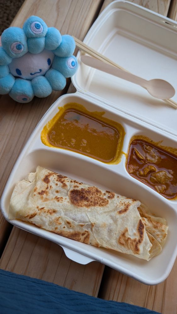 マレーシア館のロティチャナイ