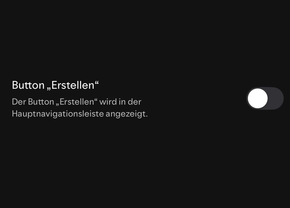 Ein Auszug aus den Einstellungen der App Spotify.