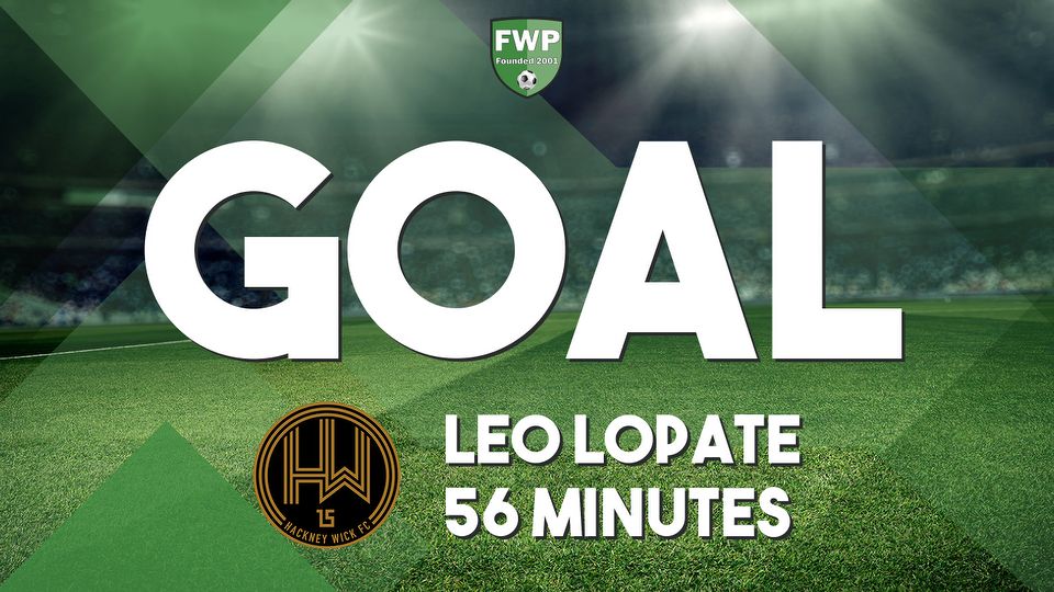GOAL: Bearsted 1-1 HACKNEY WICK - Leo Lopate (56')
