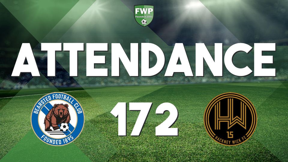 ATTENDANCE: Bearsted v Hackney Wick - 172