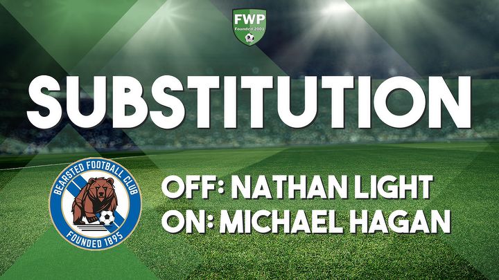SUB: Michael Hagan replaced Nathan Light (86')