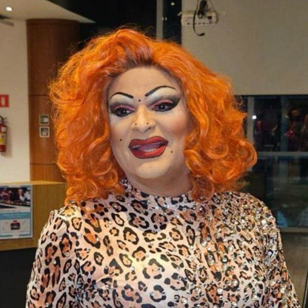 Brazilian drag queen caricata from Rio de Janeiro, Suzy Brasil, as Sue from The Substance (2024)