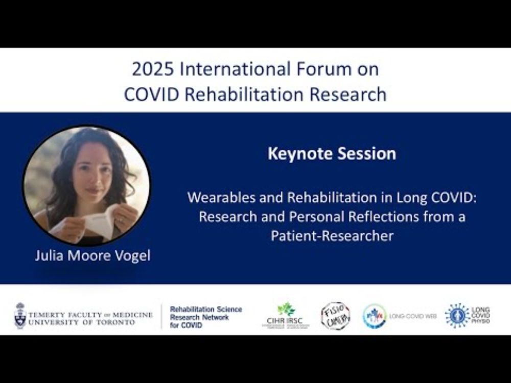 Julia Moore Vogel - International Forum on COVID Rehabilitation Research