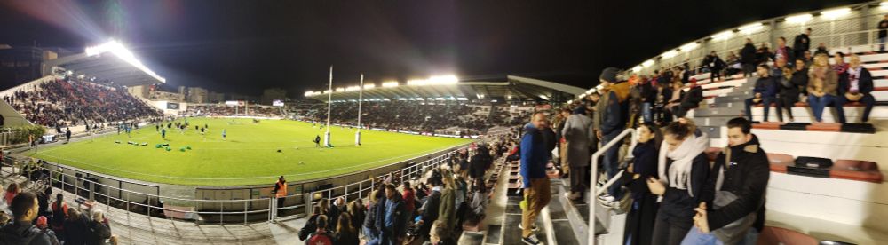 Vue panoramique du stade Mayol avant le match