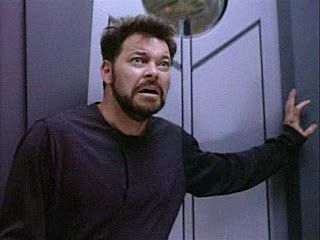 Will Riker in Star Trek: The Next Generation episode Frame of Mind